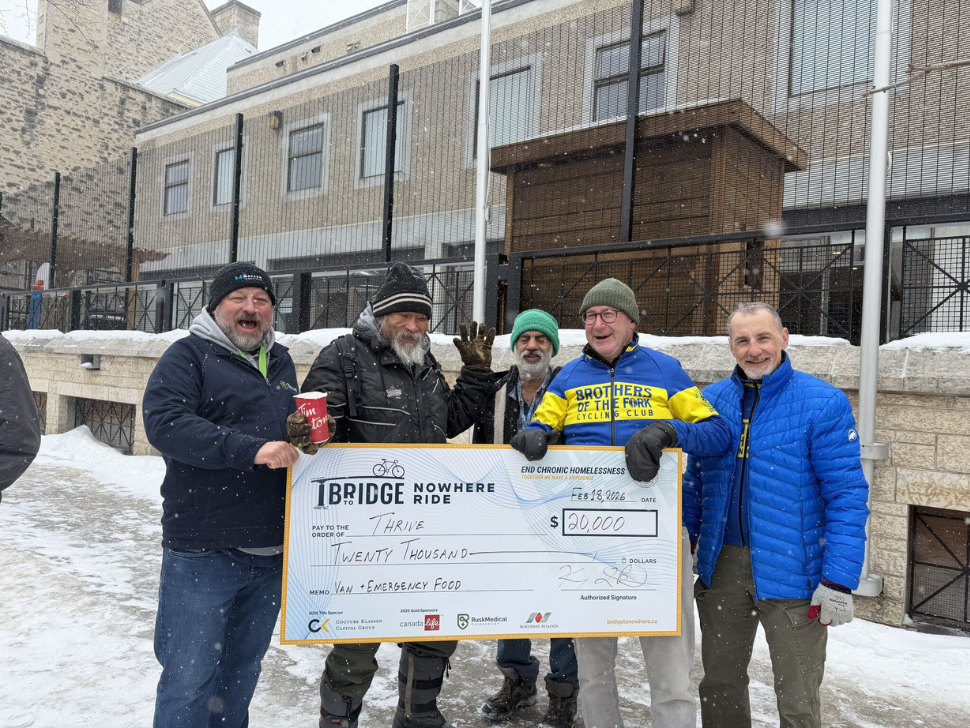 Winnipeg non-profit gets major boost from local philanthropic cyclists