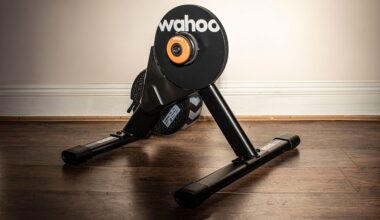 Wahoo Kickr Core 2 smart trainer against a wall