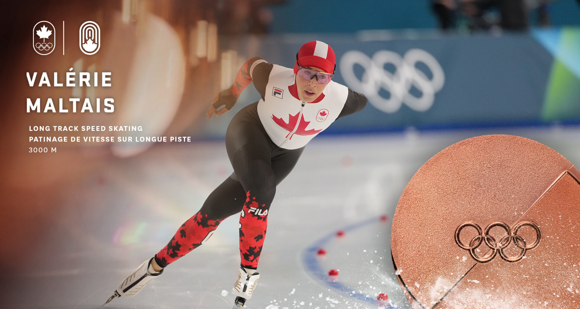 Valérie Maltais wins Team Canada's first medal of Milano Cortina 2026 in women's 3000m