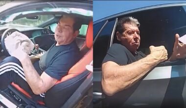 Connecticut State Police Release Video Of Vince McMahon Swerving Through Traffic Before Totaling Bentley