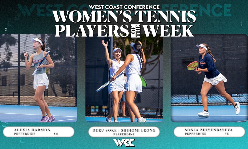Pepperdine Sweeps Women's Tennis Player Of The Week Awards