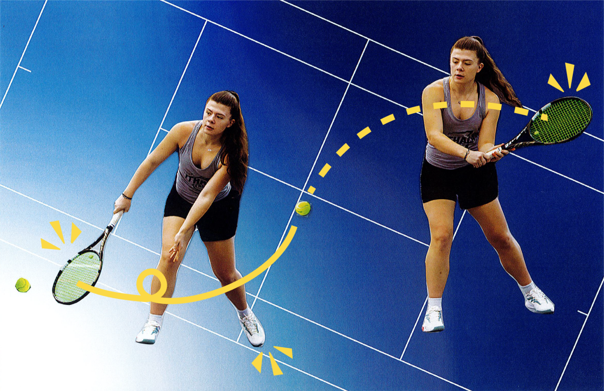 Junior Madeleine Sutro swings the momentum from the fall matches into the spring, aiming to finish above .500 for the first time in three seasons.