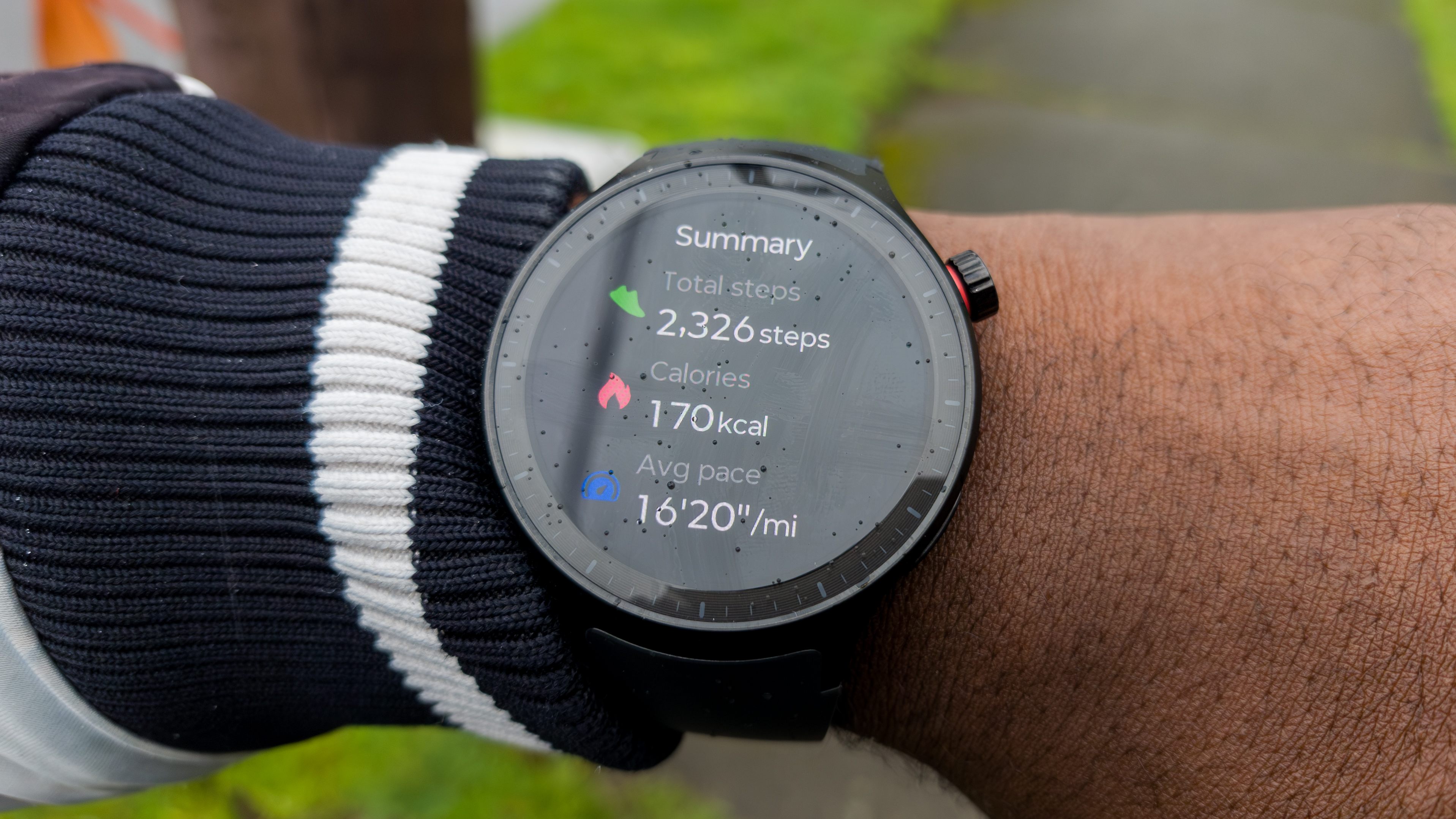 Moto Watch workout summary 