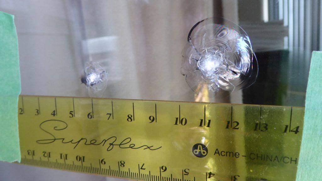 The window of a Douglasdale home that had a break-in attempt caught on camera on Thursday, Feb. 19, 2026