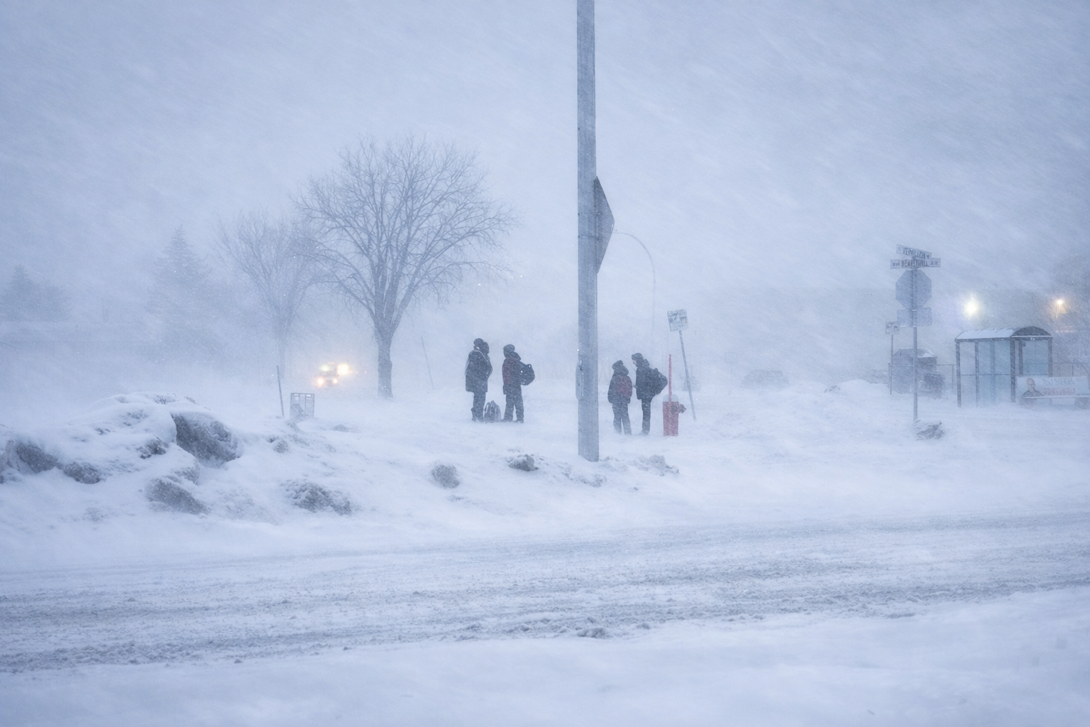 Snowfall warning could lead to 'treacherous' driving conditions