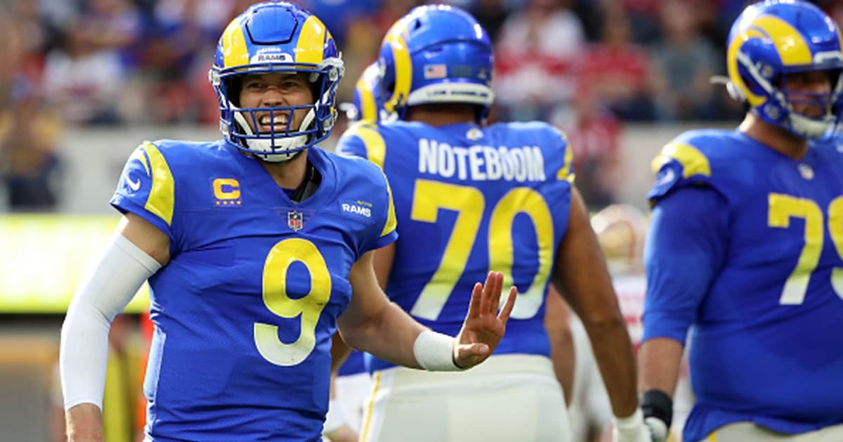 Keeping 'fingers crossed' Matthew Stafford to play in '26