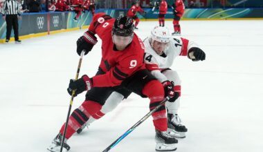 Sam Bennett, Josh Morrissey out for Canada’s Olympic QF, Brad Marchand returns