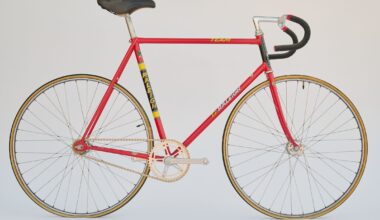 Classic track bike for an Olympian