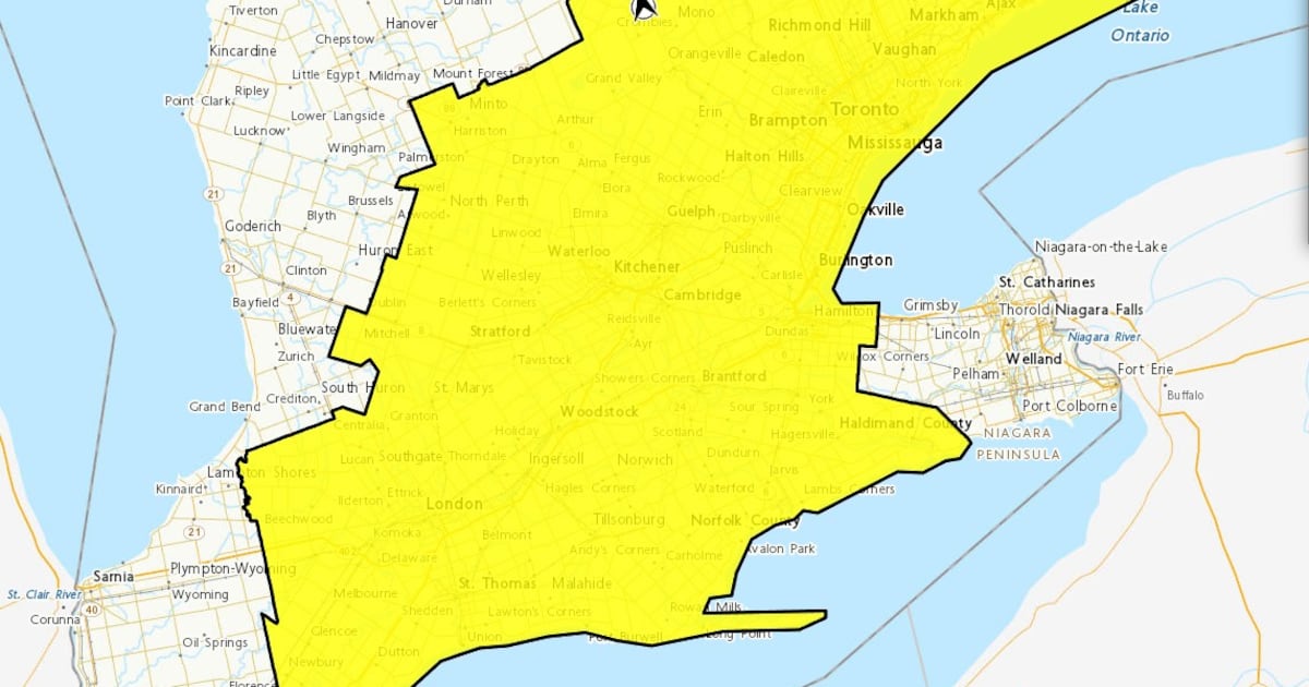 Environment Canada issues yellow cold warning for southwestern Ontario - CTV News