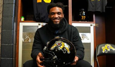 Veteran CFL middle linebacker Wynton McManis comfortable donning black and gold