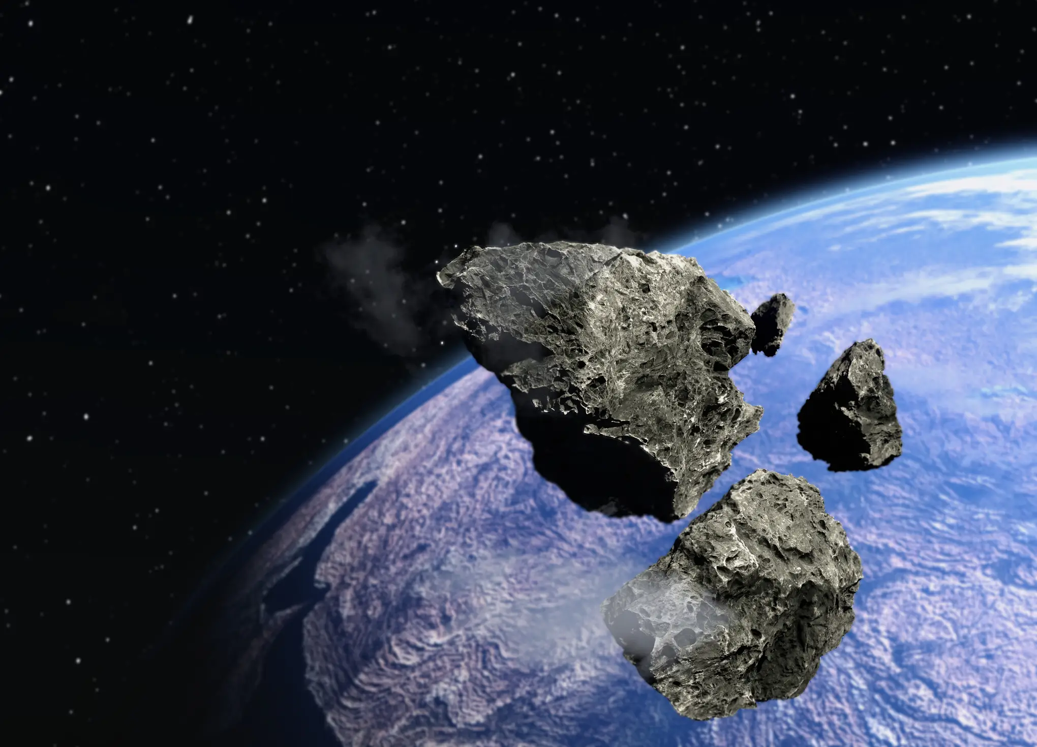 Scientists have warned over 'city-killer' asteroids which could hit Earth (Getty Stock Images)