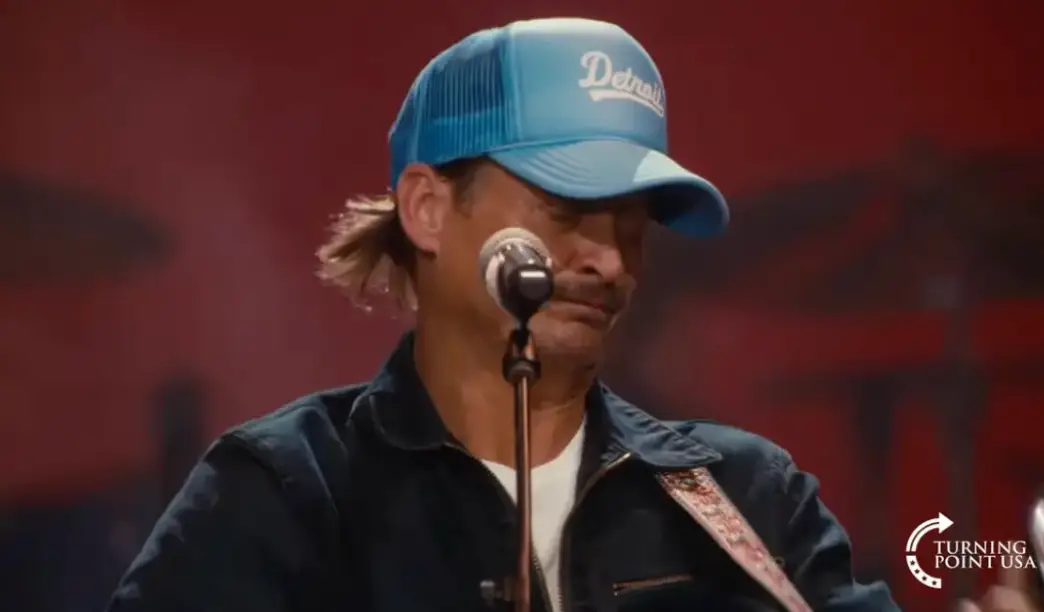 Kid Rock performed at Turning Point USA's alternate halftime show (YouTube/ Turning Point USA)