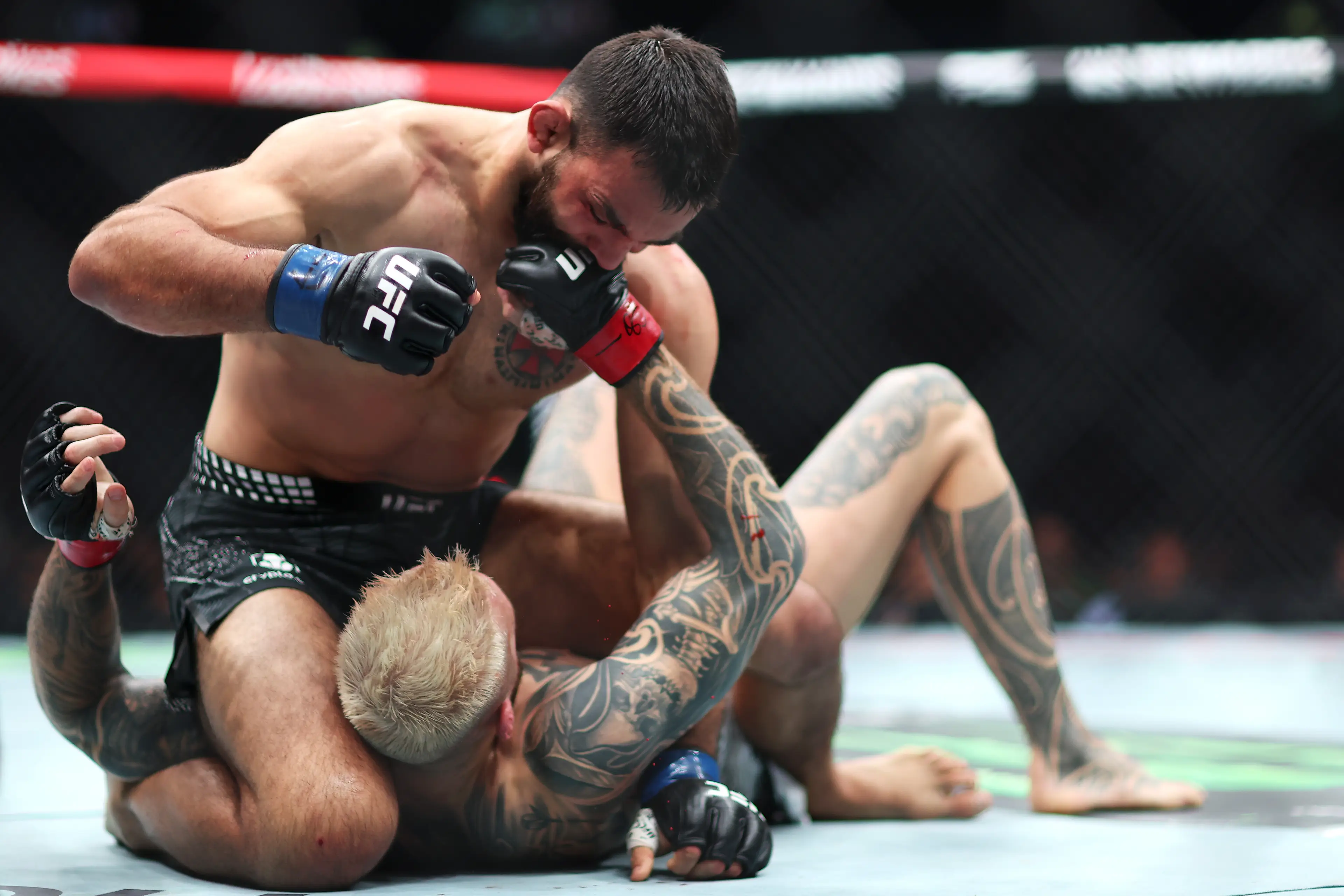 Benoit Saint Denis beat Dan Hooker at UFC 325. Image credit: Getty