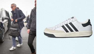 George Clooney's Adidas Rod Laver Sneakers Are a Tribute to a Tennis Legend