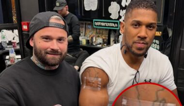 Anthony Joshua Honors Late Friends With Tattoos After Fatal Car Crash