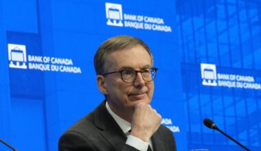 Bank of Canada says path for rates hard to predict with increased risks to outlook