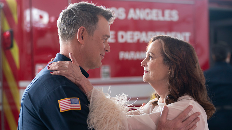 Bobby and his mom in 9-1-1 Season 8