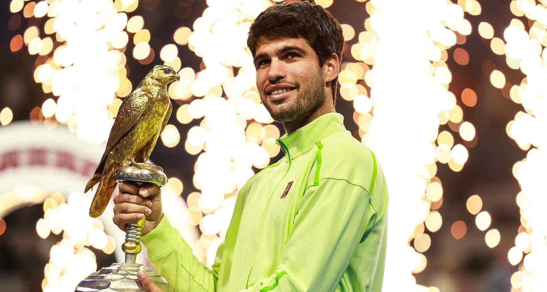 Carlos Alcaraz reigns again in 2026, flies past Arthur Fils for Doha title | ATP Tour