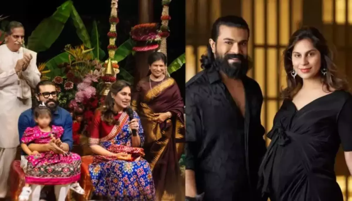 First Glimpse Of Ram Charan And Upasana's Newborn Twins From Their Namkaarn Ceremony