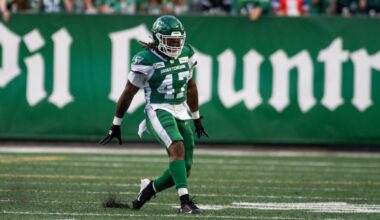 American LB Aubrey Miller Jr. signs one-year contract extension with Saskatchewan Roughriders