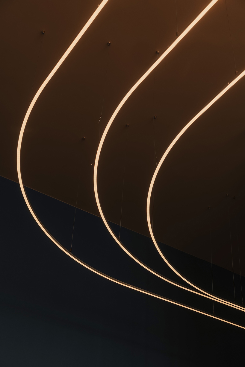 ocular anatomy informs optical salon’s interior in poland