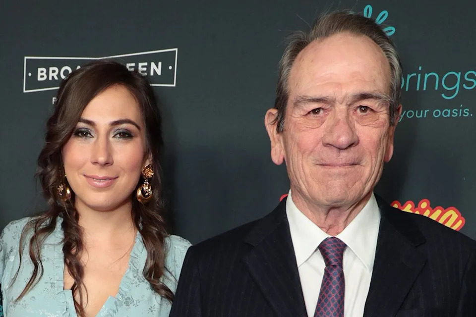 Victoria Jones and Tommy Lee Jones on Dec. 7, 2017 Eric Charbonneau/Getty