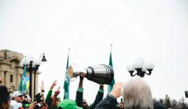 Saskatchewan Roughriders bring Grey Cup Community Tour to North Battleford