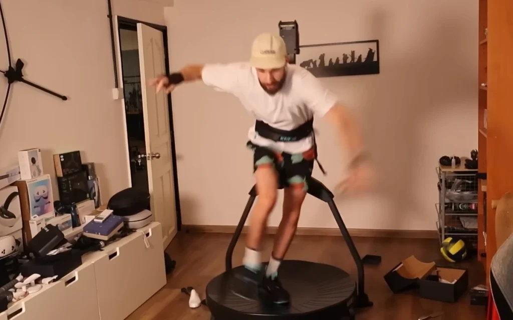 A VR treadmill turned Skyrim into a full-body quest when one gaming YouTuber decided to test immersion the hard way.