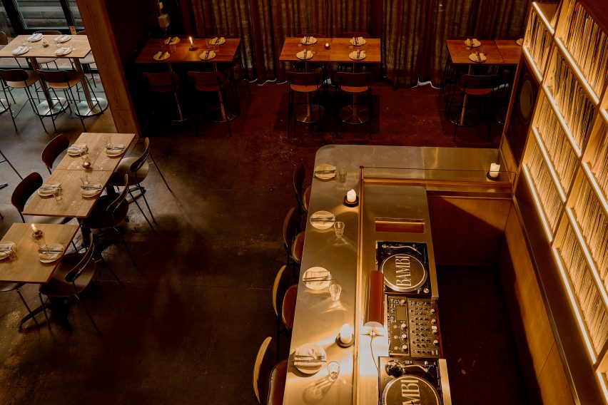 Bird's eye view of Bambi from above