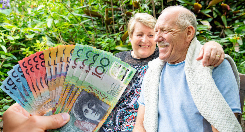 Retirees and cash in hand