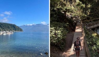 I took a 30-minute drive from Vancouver and spent the day in this quiet coastal paradise