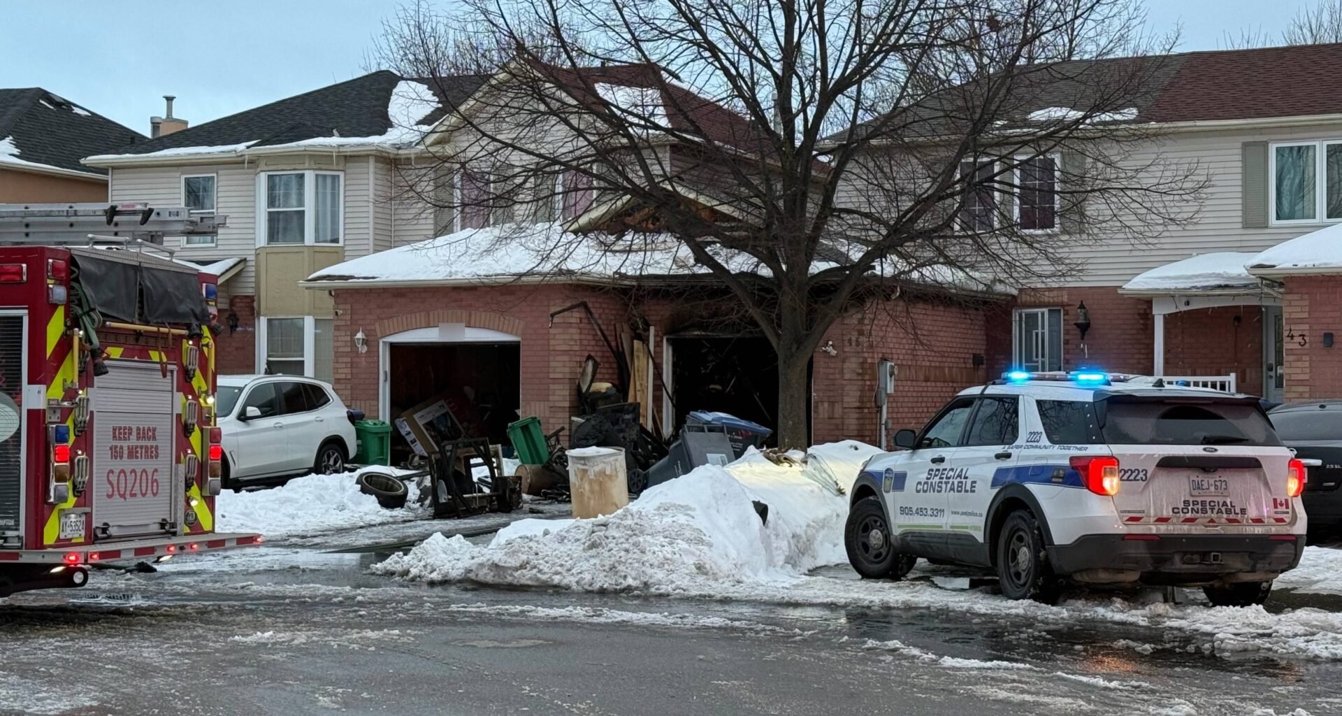 Police investigating Brampton house fire