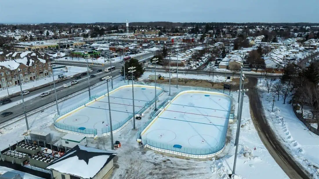 Pair of new NHL-sized ice rinks will open for Family Day weekend in Brampton