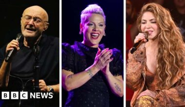 Phil Collins, Pink and Shakira nominated for Rock & Roll Hall of Fame - BBC