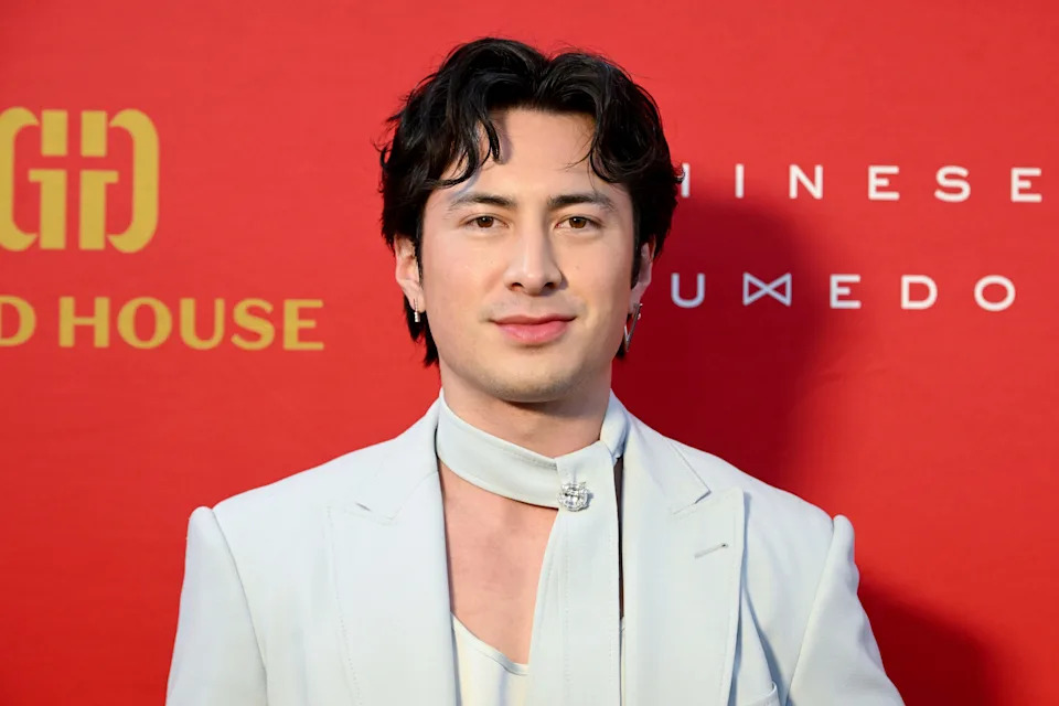 Hudson Williams attends Gold House's Lunar New Year Gold Celebration at Chinese Tuxedo in New York City on Feb. 12, 2026.