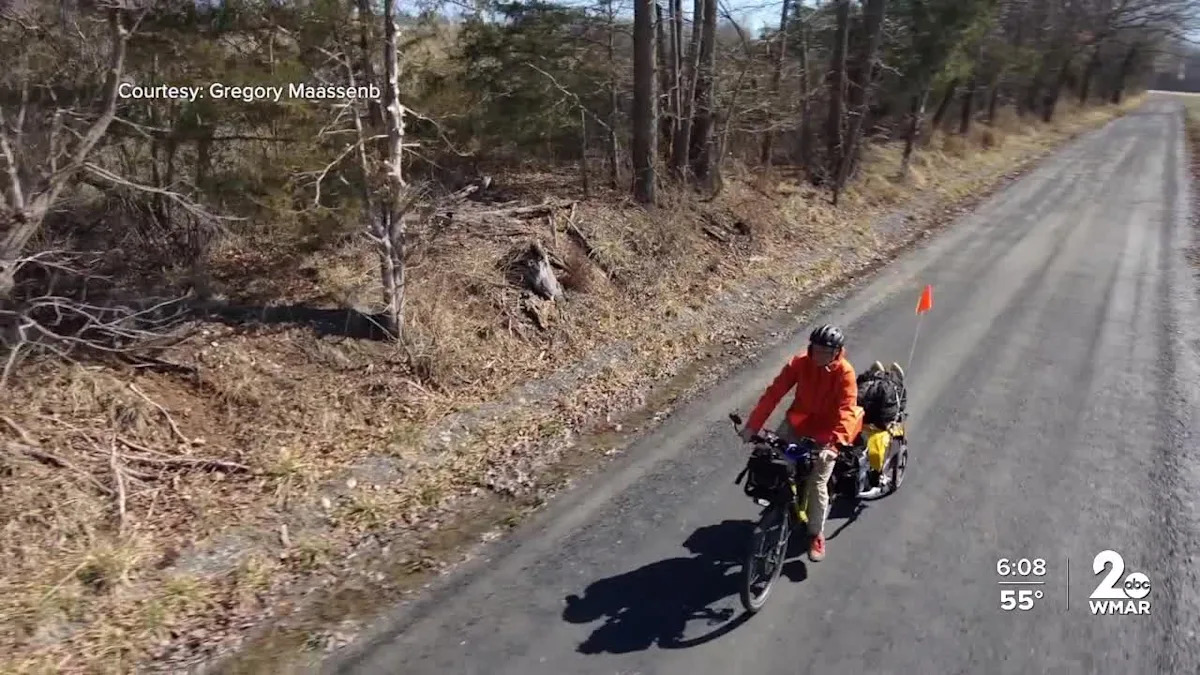 Cyclist's cross-country mission after life-changing nerve condition diagnosis