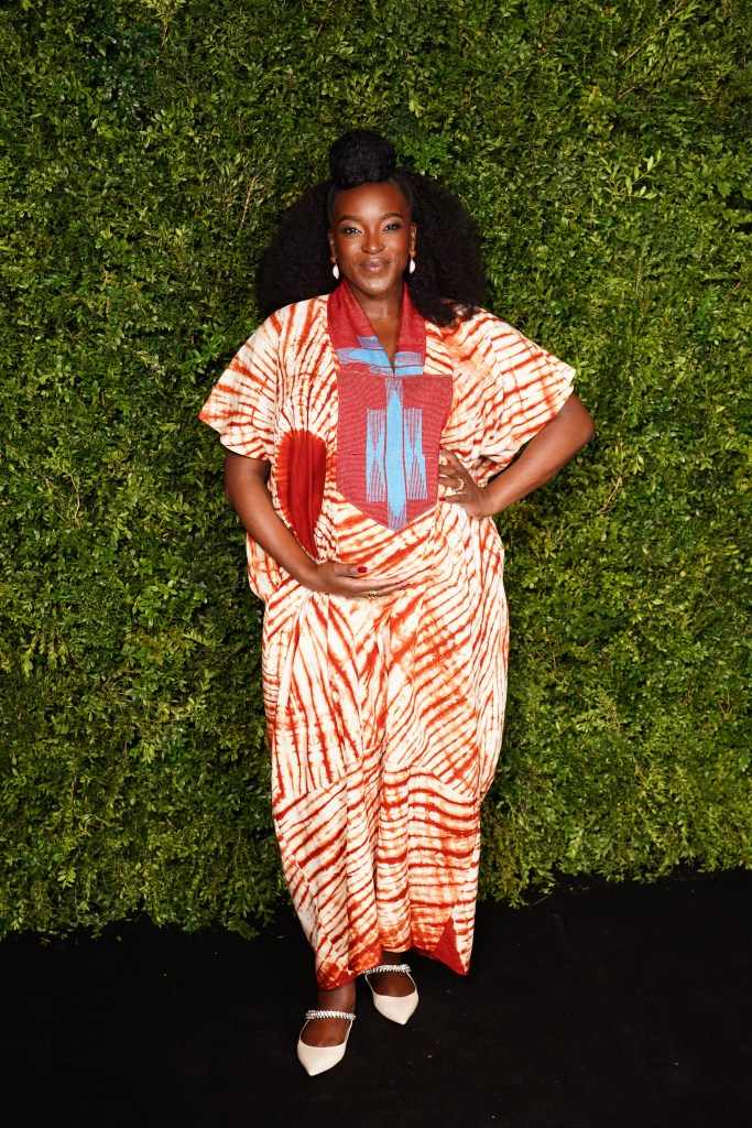 Wunmi Mosaku attends the 2026 Charles Finch and Chanel pre-BAFTA Party.