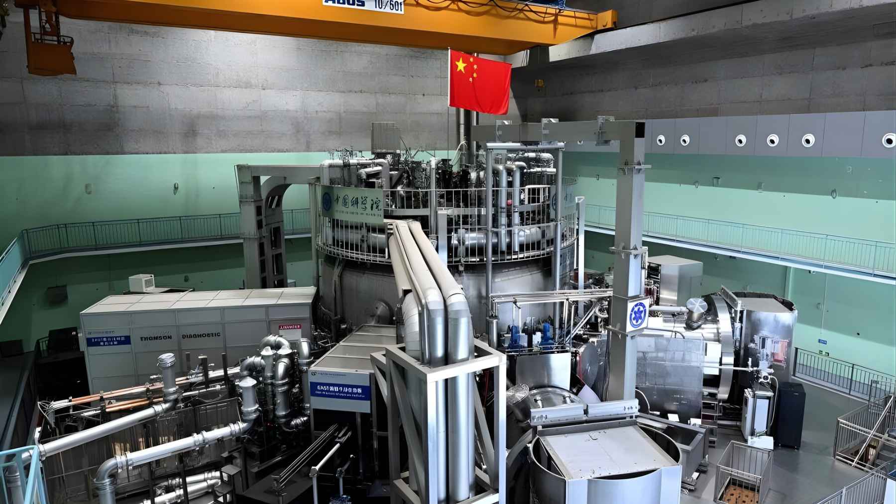 Inside China’s EAST ‘artificial sun’ tokamak in Hefei, where researchers ran ultra-dense plasma tests for fusion energy.