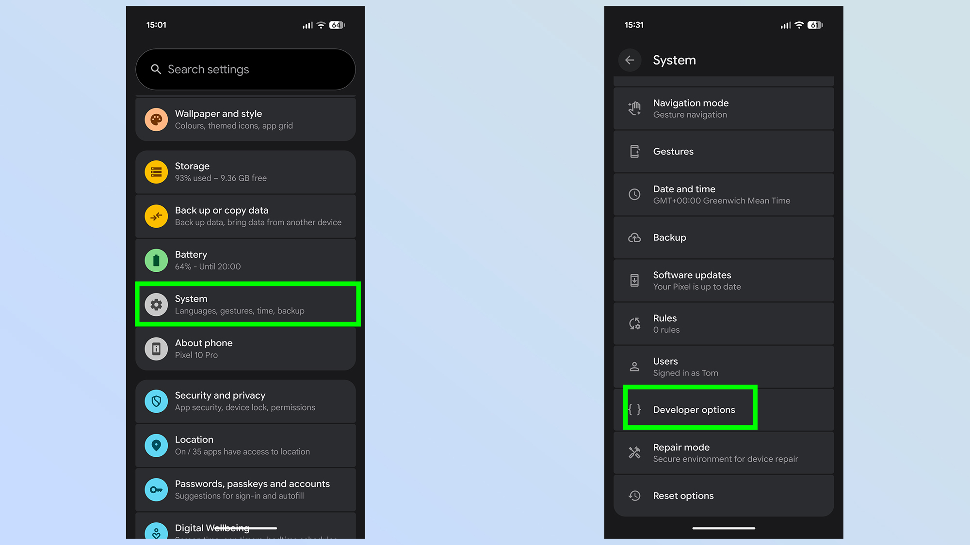 how to disable a hidden feature that could affect android battery life