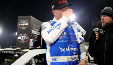 Tearful Ryan Preece wins mad wet/dry NASCAR Clash at Bowman Gray