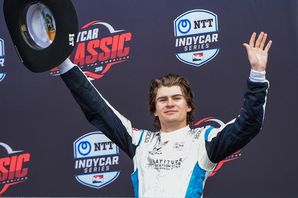 Herta clinched victory at Circuit of The Americas in 2019, becoming IndyCar's youngest winner