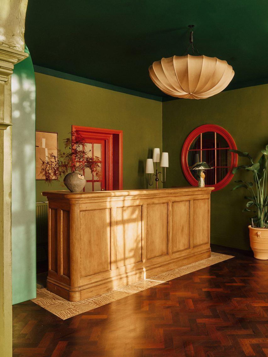 Lobby of Crafted at Powdermills hotel 