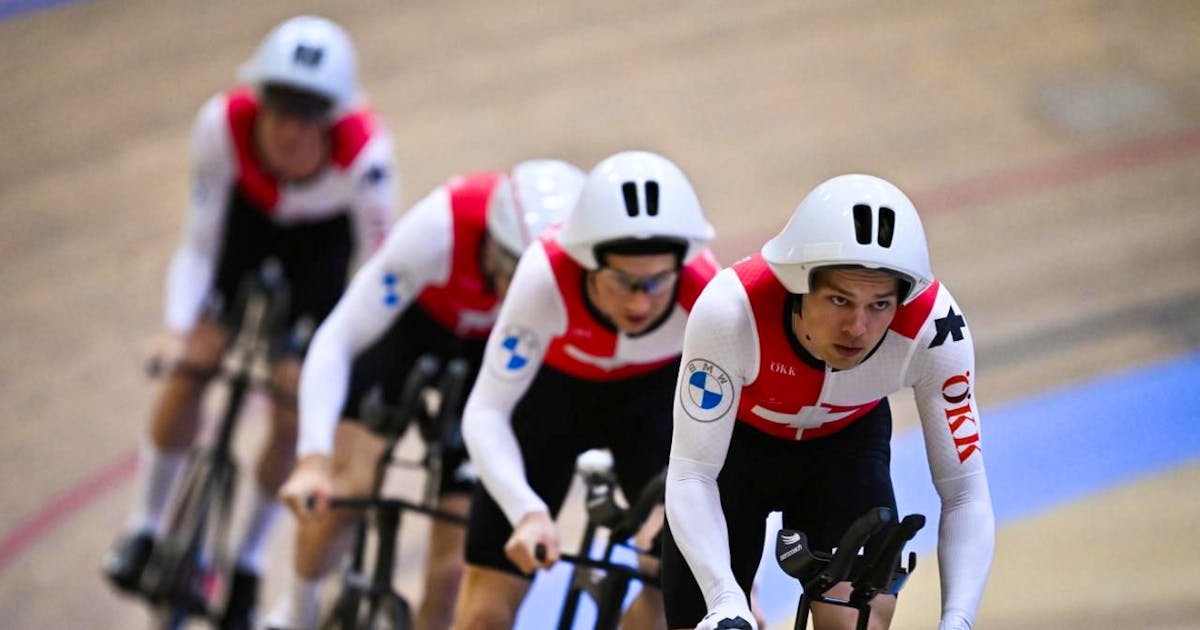 Track cycling: Swiss track foursome in the European Championship final after setting a new national record