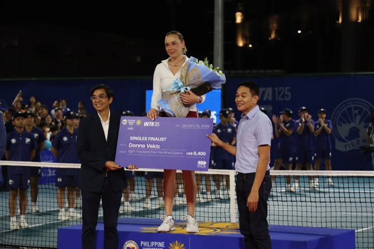 Despite loss, Donna Vekic grateful for support, warmth of Pinoys in PH Women's Open - ABS-CBN