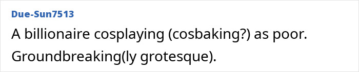 User comment criticizing a billionaire's behavior, linked to Taylor Swift's gift to Selena Gomez backlash context. User comment criticizing a billionaire's behavior, linked to Taylor Swift's gift to Selena Gomez backlash context.