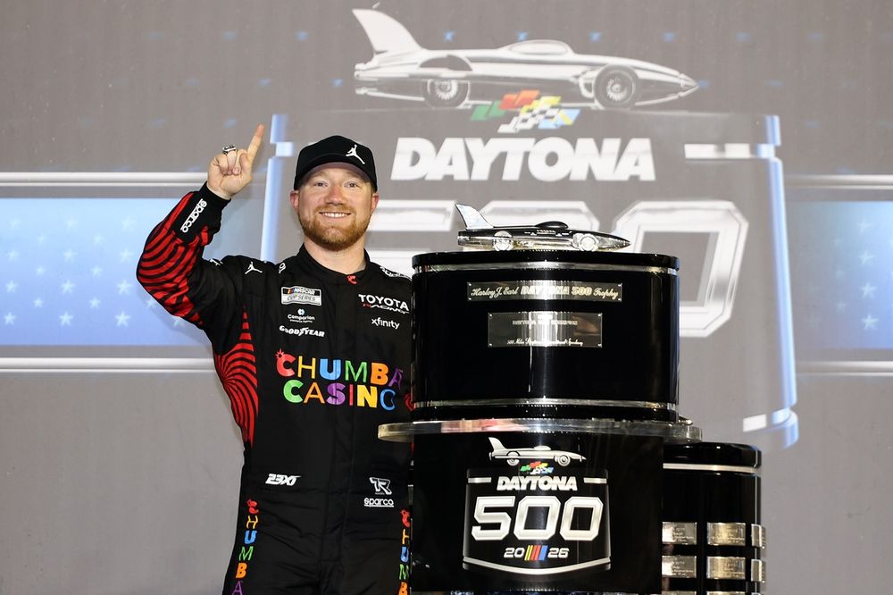 Daytona 500 winner Tyler Reddick, No. 45 23XI Racing Toyota
