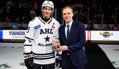 Megna named MVP, Blackhawks prospects represent at AHL All-Star Challenge