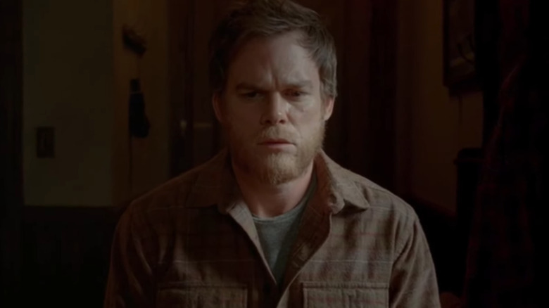 Michael C. Hall as Dexter Morgan looks sad in Dexter