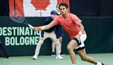 Diallo, Draxl lead young Canada team against Brazil in Davis Cup tie