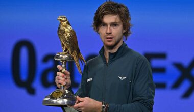 Andrey Rublev won the Qatar ExxonMobil Open in 2025.